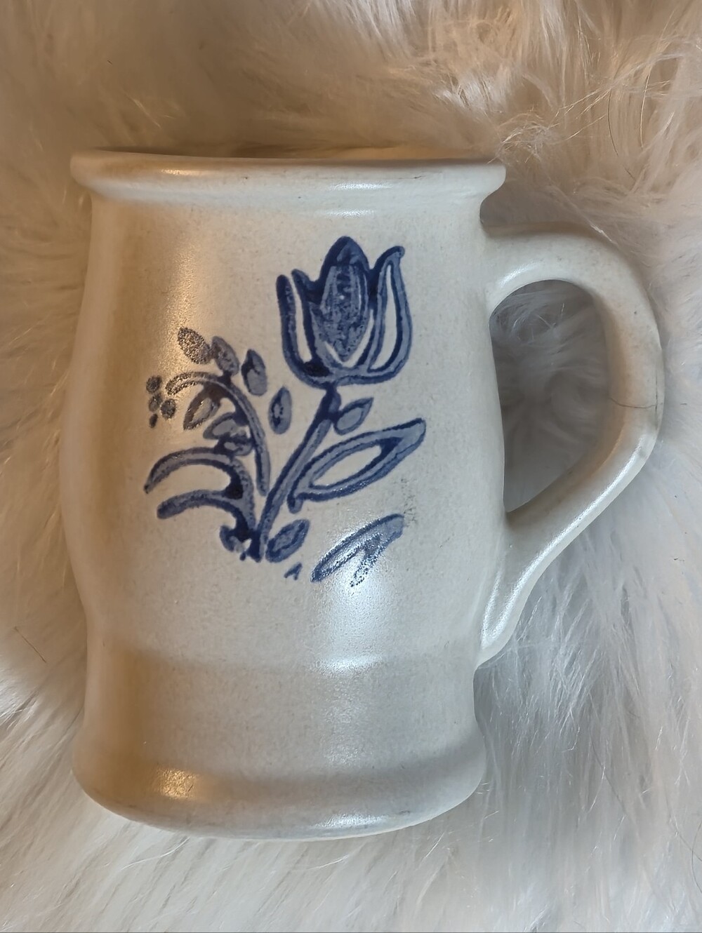 Vintage Pfaltzgraff Yorktowne Stoneware Mug Tulip Design